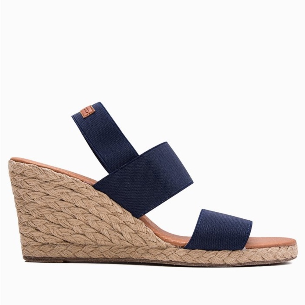 Tommy Bahama Wedge Sandals Navy